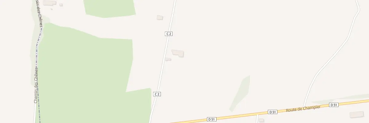 Plan du 196 Rte de Saint Julien de l’Herms à Pisieu