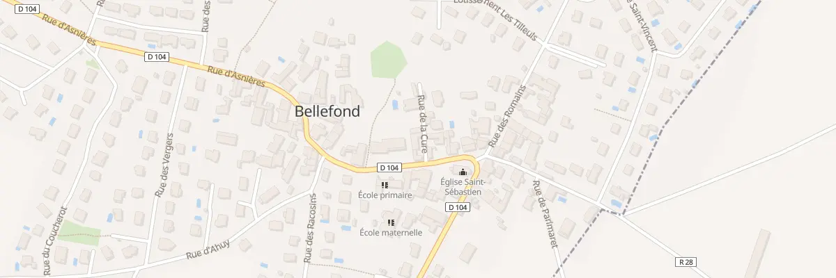 Plan du 3B Rue de la Cure à Bellefond