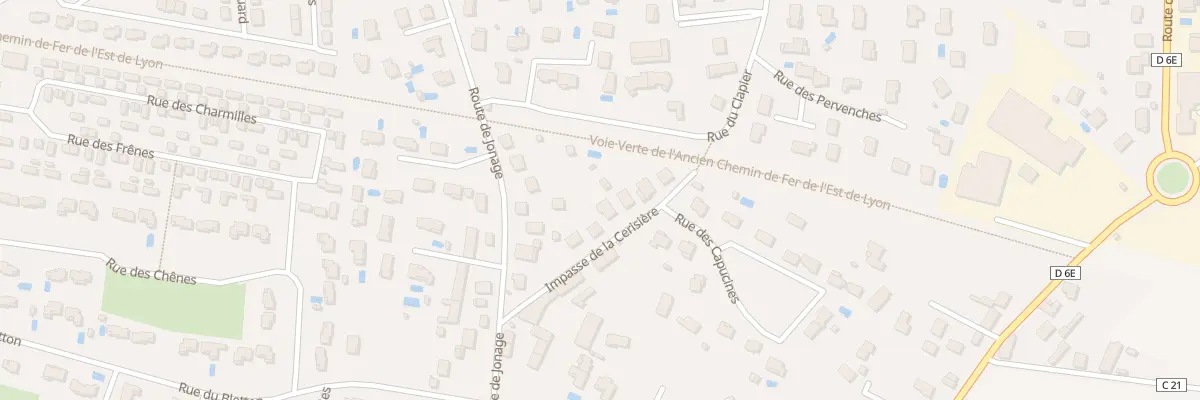 Plan du 7 Imp de la Cerisiere à Pusignan