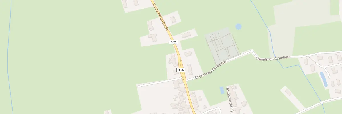 Plan du 181 Rte de la Garde à Marsonnas