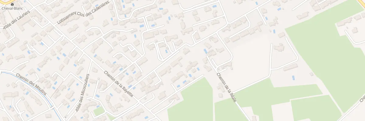 Plan du 408H Che de la Rayette à Cheval-Blanc