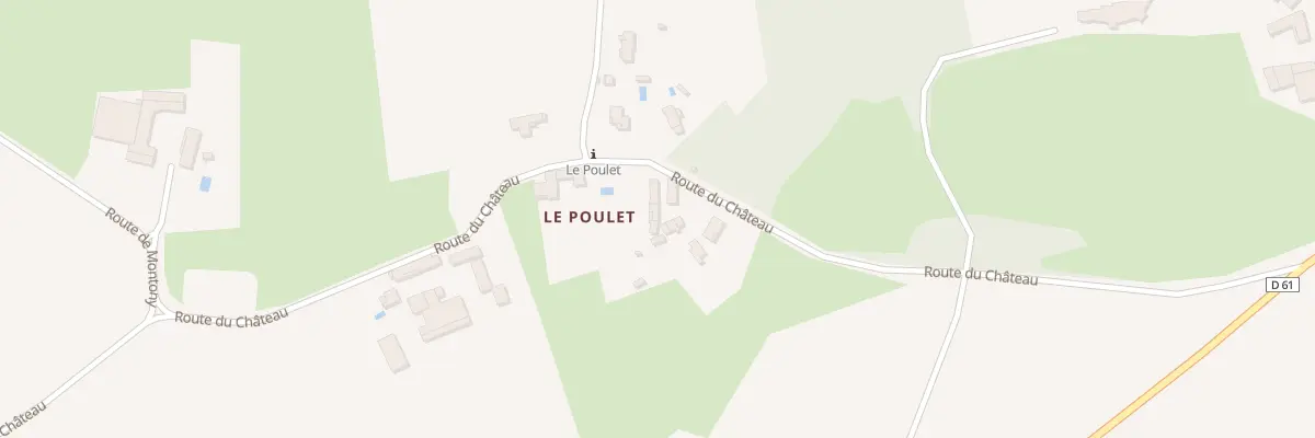 Plan du 517 Rte du Chateau au Montellier