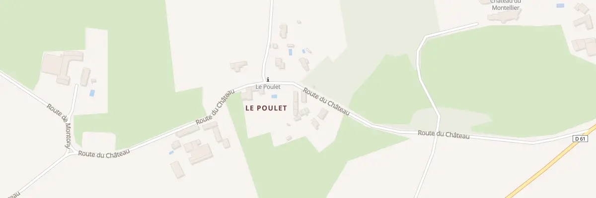 Plan du 483 Rte du Chateau au Montellier