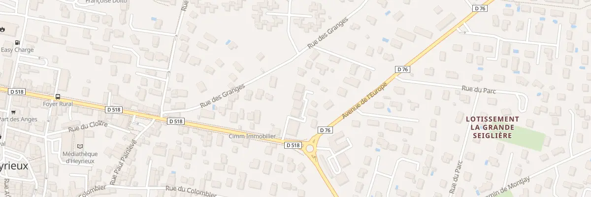 Plan du 89B Av General Leclerc à Heyrieux