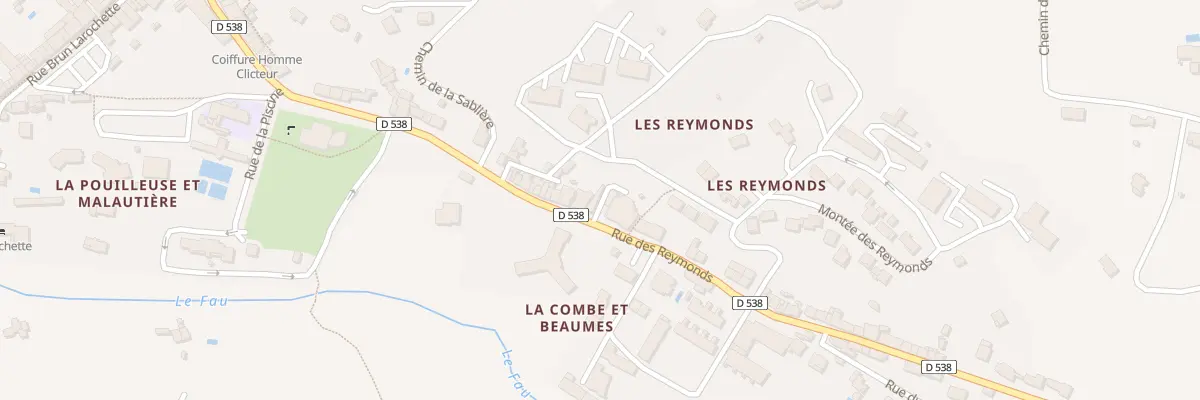 Plan du 93 Rue des Reymonds à Dieulefit