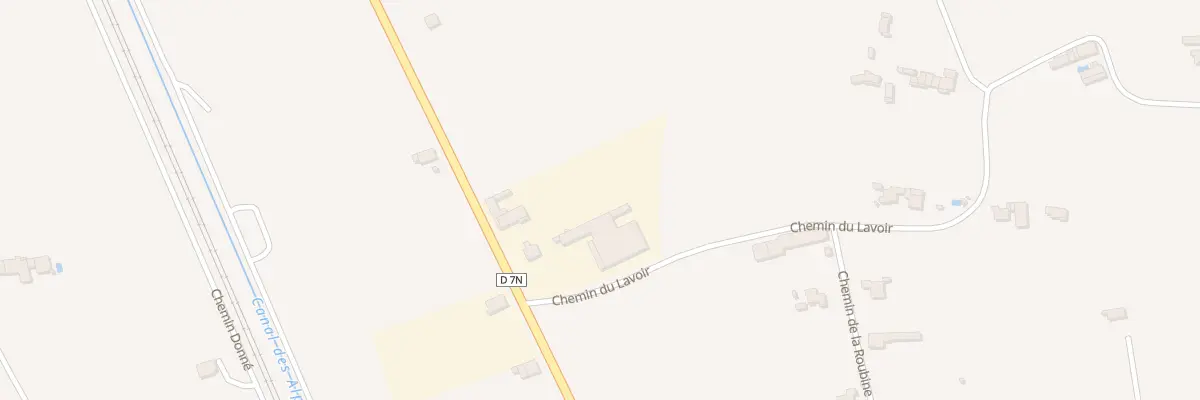 Plan du 5000 Che du Lavoir à Orgon