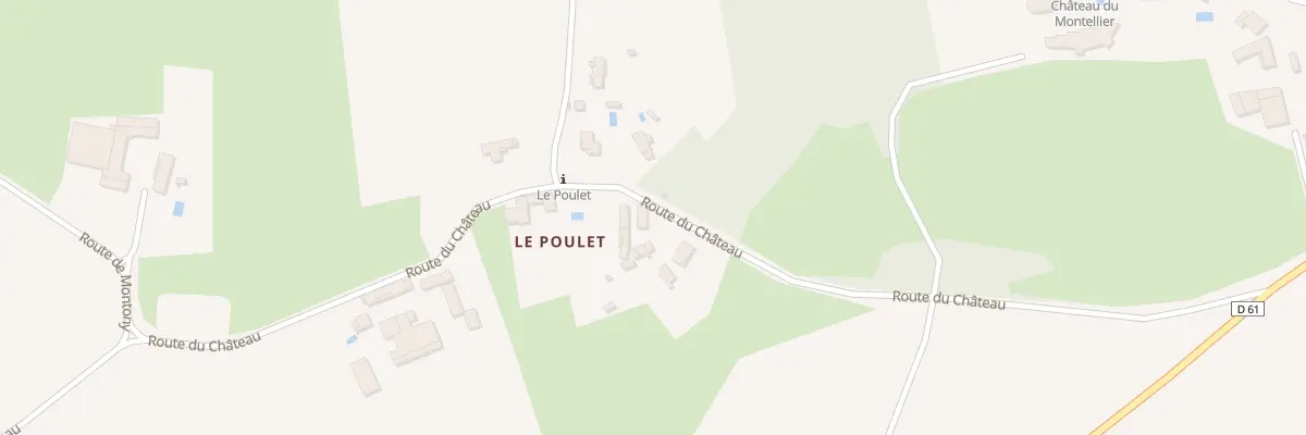 Plan du 5031 Le Poulet au Montellier