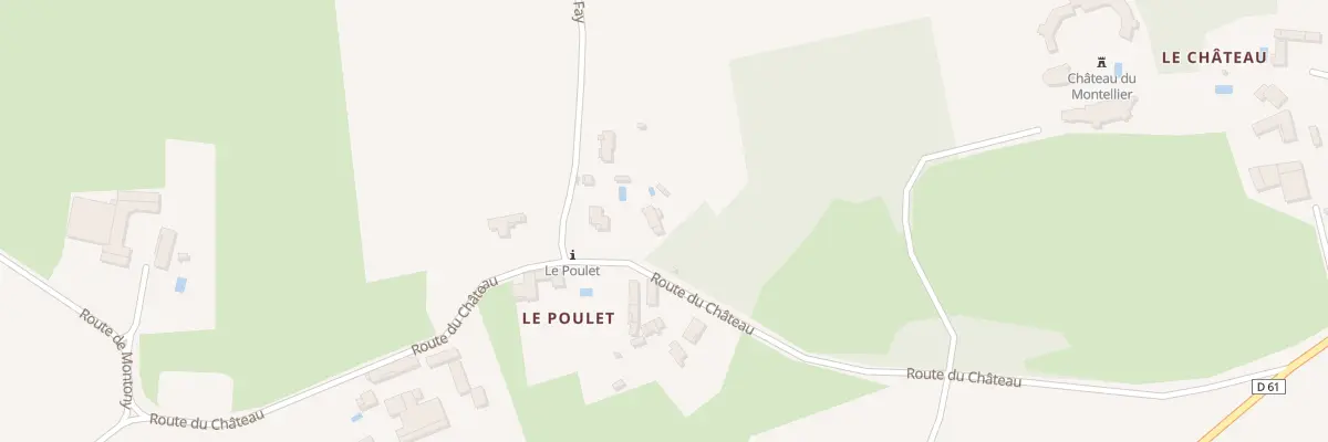 Plan du 510 Rte du Chateau au Montellier