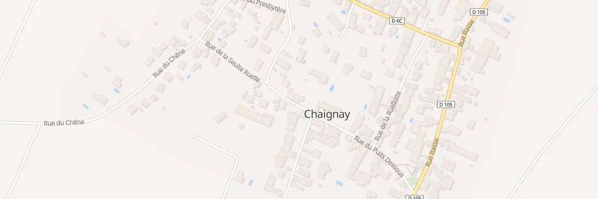 Plan du 6 Rue du Puits Radier à Chaignay