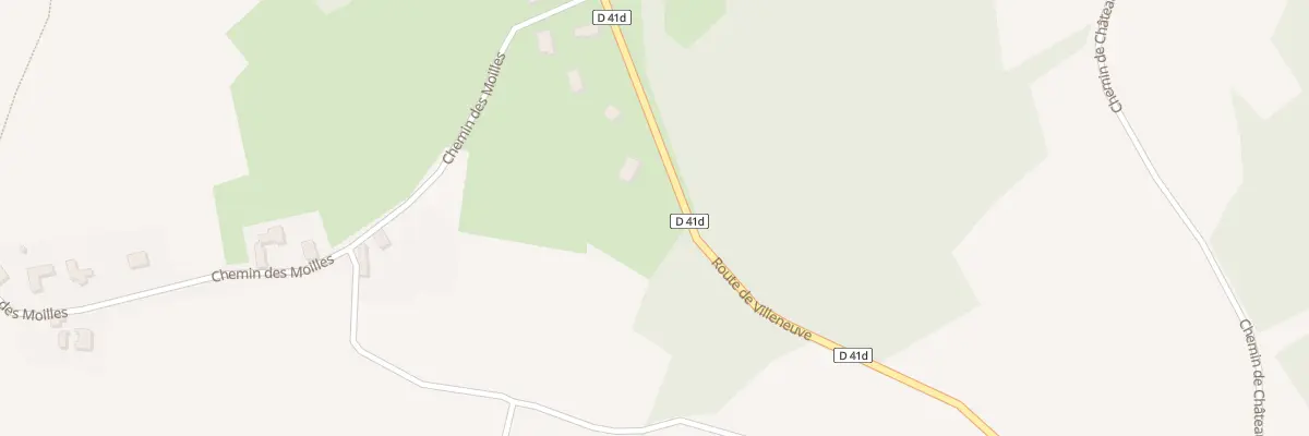 Plan du 864 Rte de Villeneuve - Rd 41d à Savas-Mépin