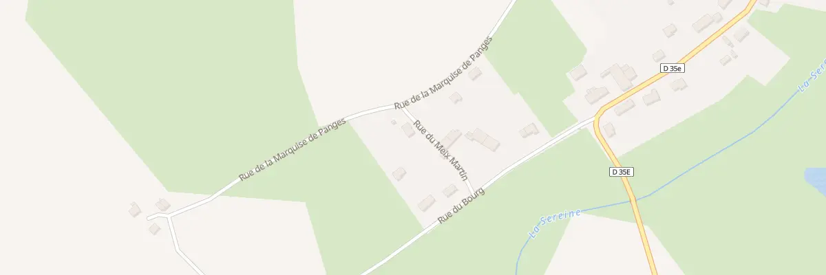 Plan du 5 Rue du Meix Martin à Bagnot