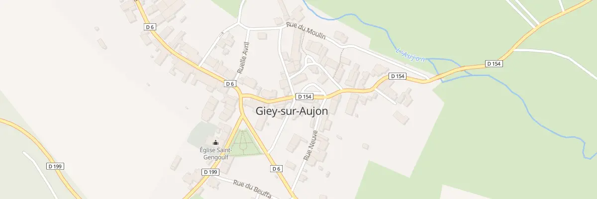 Plan du 1 Che Louis Perrey à Giey-sur-Aujon