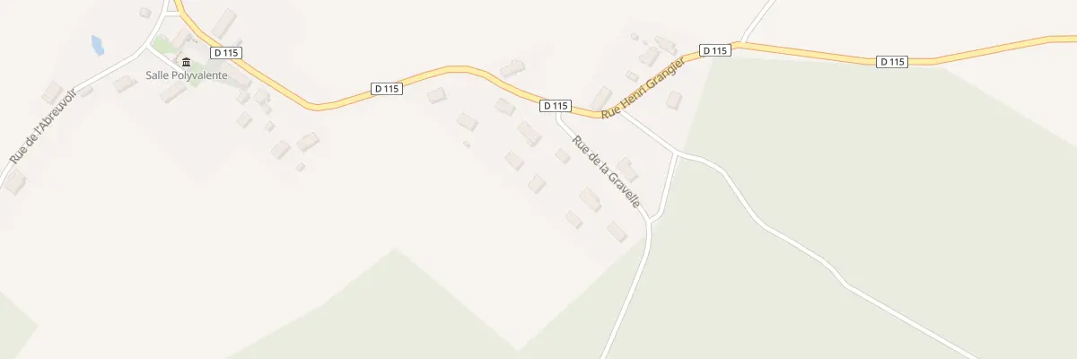 Plan du 3 Rue de la Gravelle à Montmain