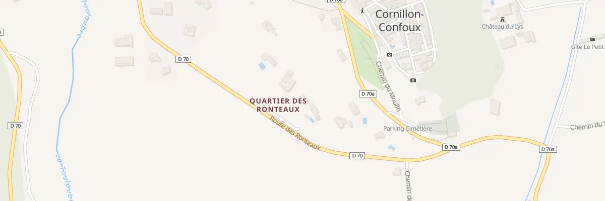 Plan du 2 Les Rontaux à Cornillon-Confoux