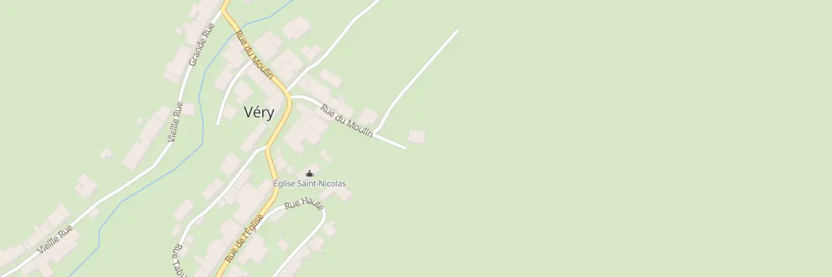 Plan du 13 Rue du Moulin à Véry