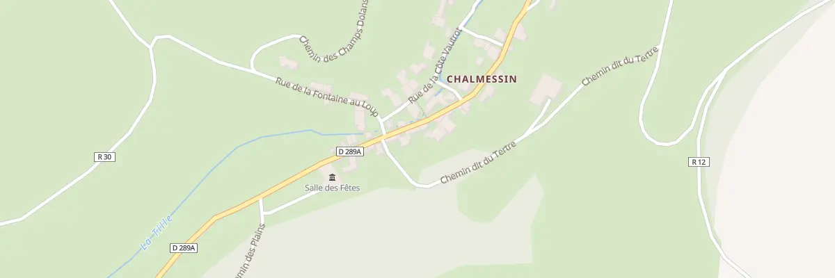 Plan du 13 Rue des Provencheres à Vals-des-Tilles