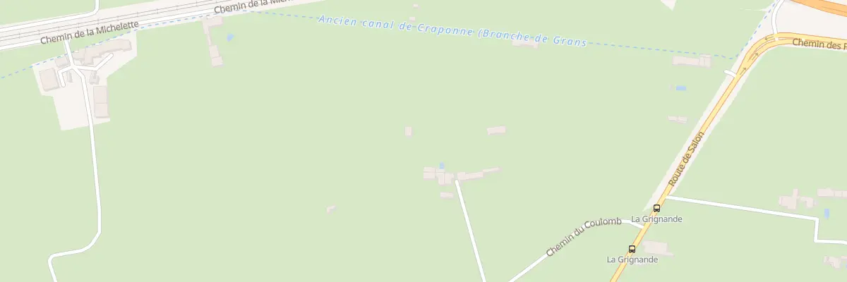 Plan du 1365A Che du Coulomb à Grans