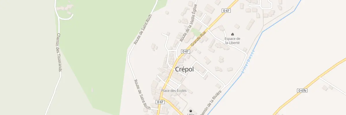 Plan du 5 Rte de la Vieille Église à Crépol
