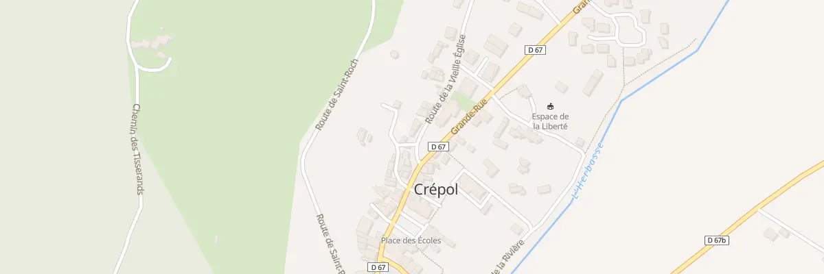 Plan du 45 Rte de la Vieille Église à Crépol