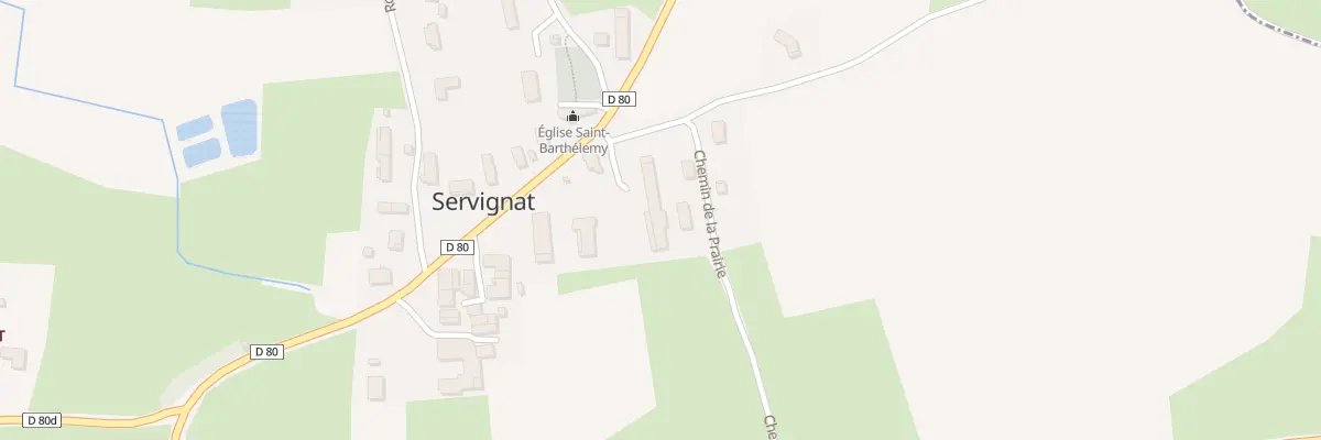 Plan du 41 Imp du Manoir à Servignat