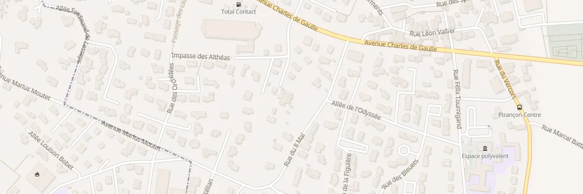 Plan du 14 Rue du Huit Mai à Chatuzange-le-Goubet