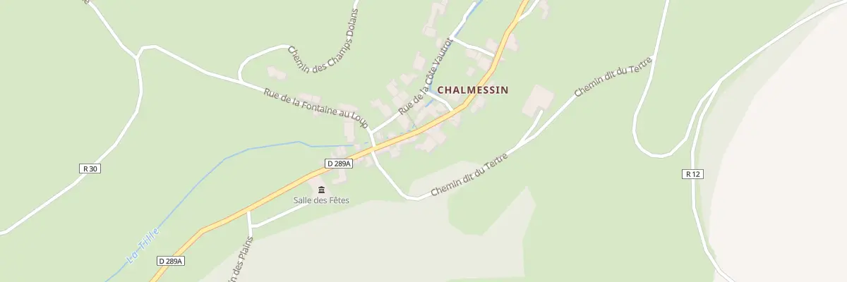 Plan du 11 Rue des Provencheres à Vals-des-Tilles
