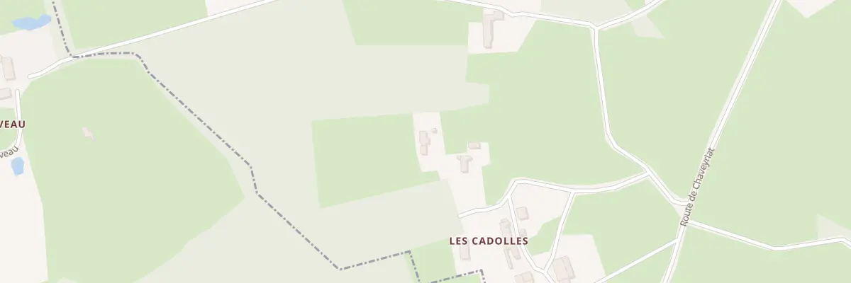 Plan du 242 Imp des Cadolles à Vandeins