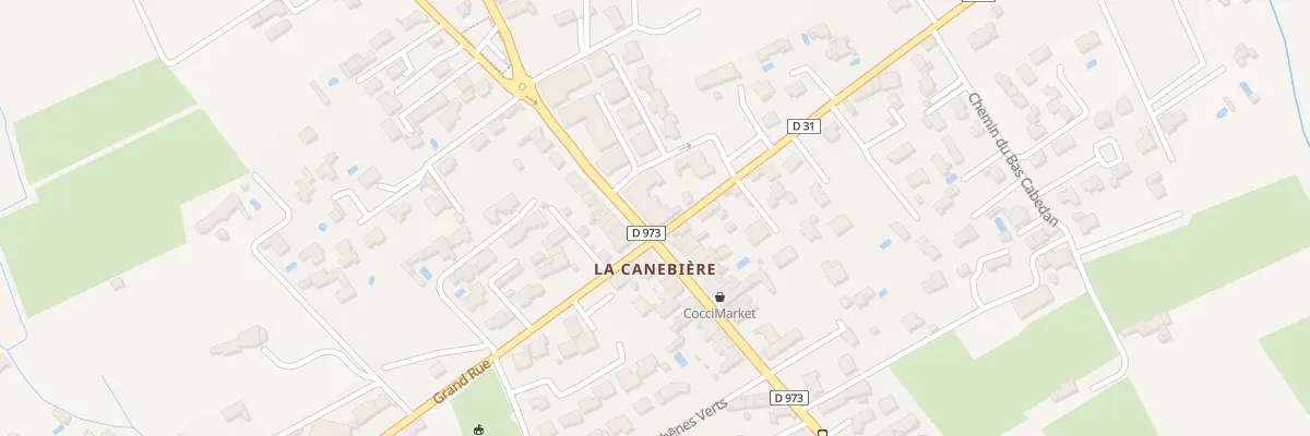Plan du 624 La Canebière à Cheval-Blanc