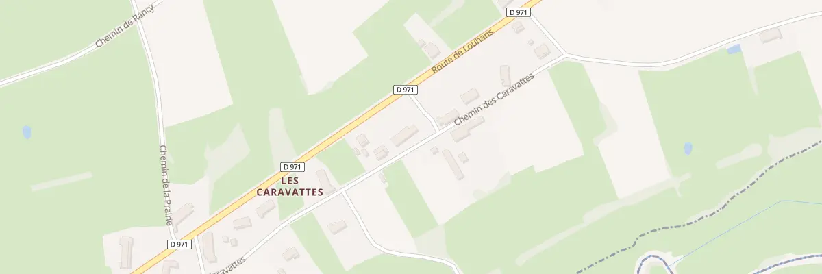 Plan du 538 Chem des Caravattes à Jouvençon