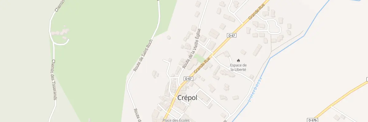 Plan du 85 Rte de la Vieille Église à Crépol