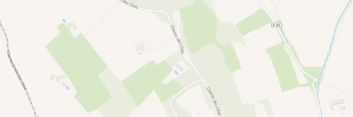 Plan du 5873 Che des Côtes à Saint-Hippolyte-le-Graveyron