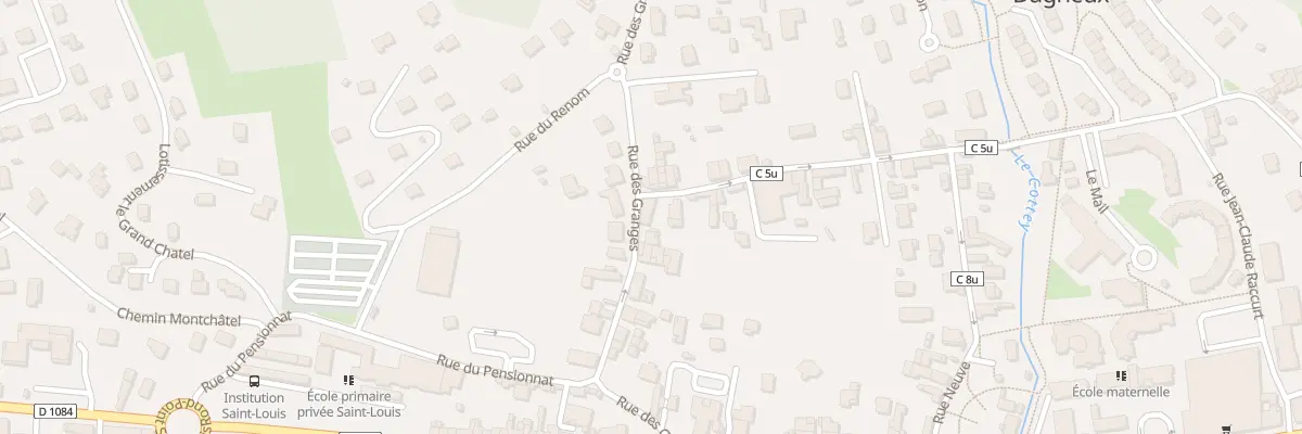 Plan du 232 Rue des Granges à Dagneux