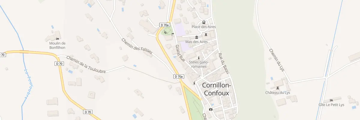 Plan du 5505 Grand Rue à Cornillon-Confoux