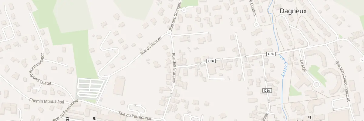 Plan du 357 Rue du Cottey à Dagneux
