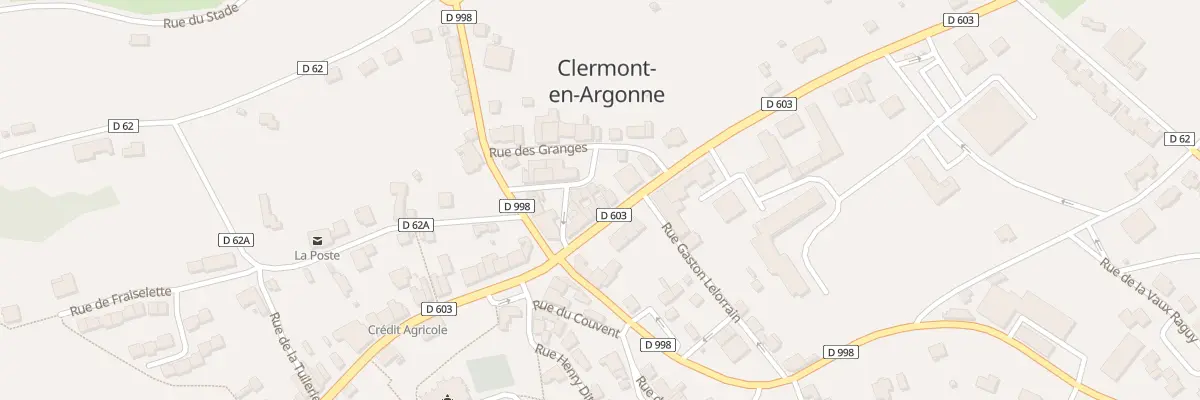 Plan du 9 Rue Thiers à Clermont-en-Argonne