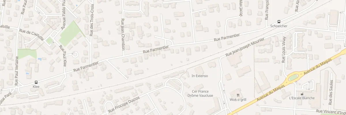 Plan du 122 Rue Parmentier à Romans-sur-Isère