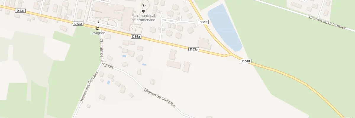 Plan du 554 Rue Victor Hugo à Heyrieux
