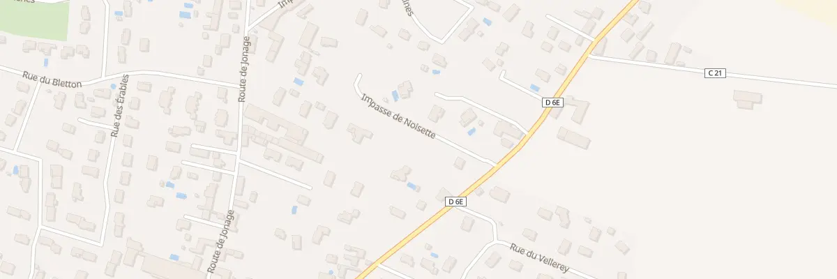 Plan du 25T Rue de la Gare à Pusignan