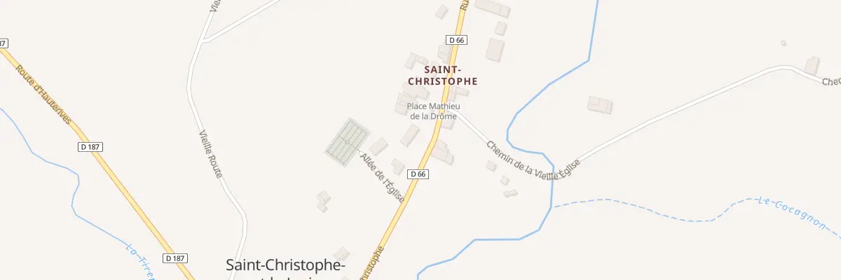 Plan du 315 Rue de Saint-christophe à Saint-Christophe-et-le-Laris