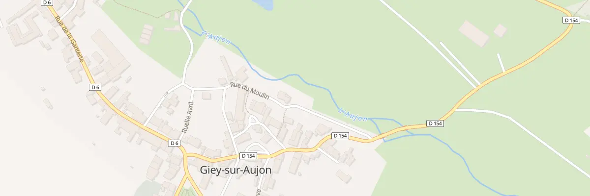 Plan du 5 Rue du Moulin à Giey-sur-Aujon
