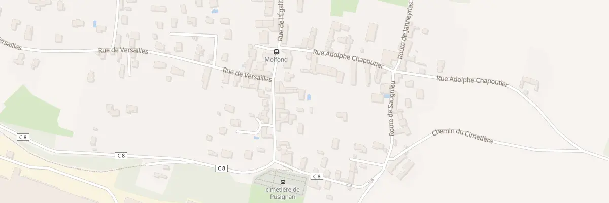 Plan du 67 Rue de l’Egalité à Pusignan