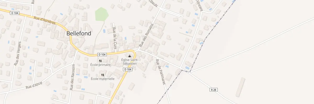Plan du 3 Rue d’Echirey à Bellefond