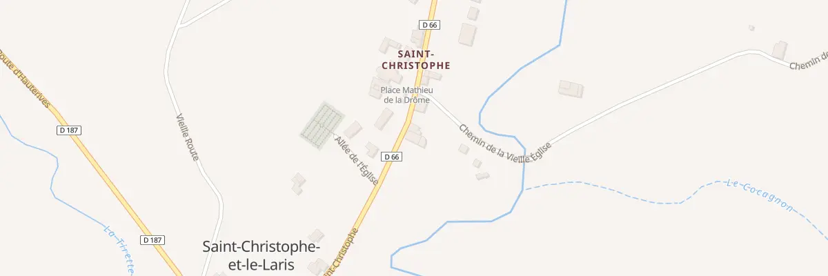 Plan du 310 Rue de Saint-christophe à Saint-Christophe-et-le-Laris