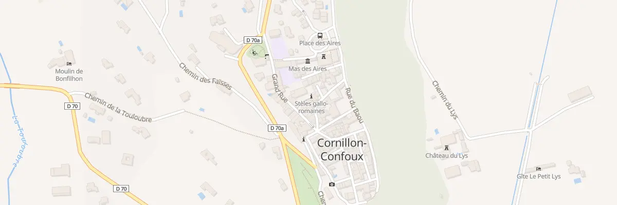 Plan du 5394 Pl de la Mairie à Cornillon-Confoux