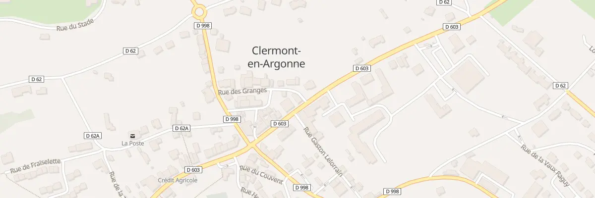Plan du 15 Rue Thiers à Clermont-en-Argonne