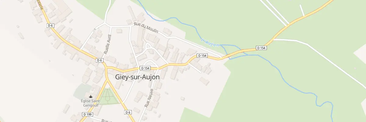Plan du 19 Rue de la Tour à Giey-sur-Aujon