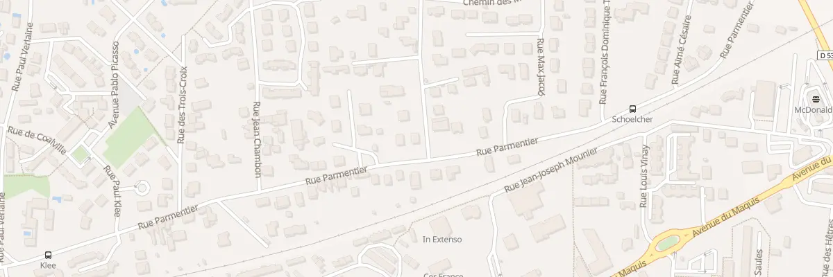 Plan du 117 Rue Parmentier à Romans-sur-Isère