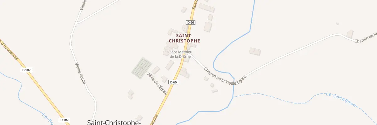 Plan du 350 Rue de Saint-christophe à Saint-Christophe-et-le-Laris
