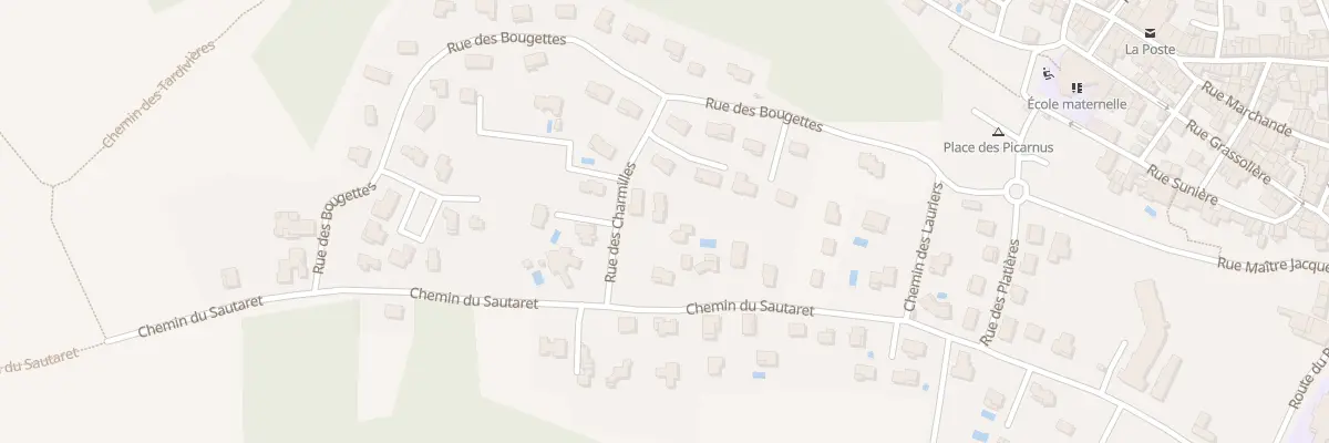 Plan du 5225 Rue des Charmilles à Saint-Georges-d’Espéranche