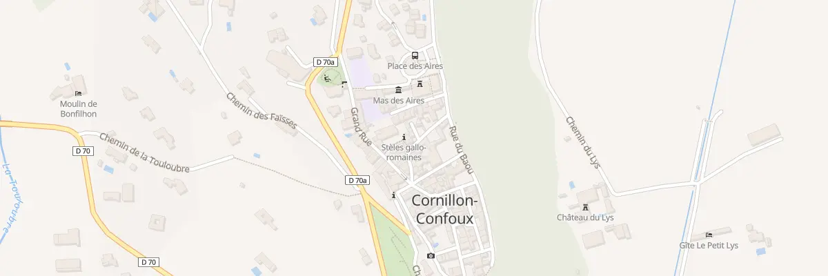 Plan du 18 Le Village à Cornillon-Confoux